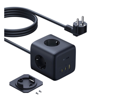 Ładowarka do smartfonów Baseus Listwa zasilająca EnerFill FA11 67W kostka USB-A + USB-C + 3